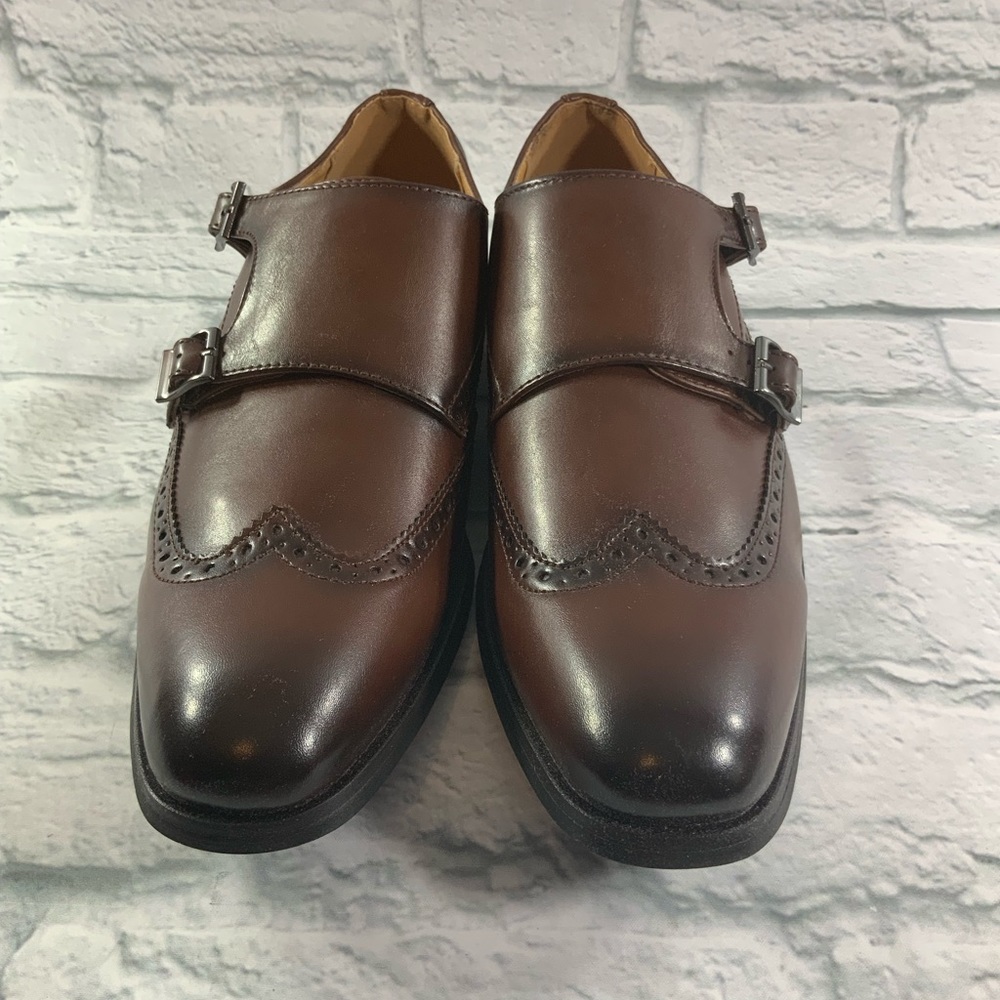 Vincent Cavallo Men’s Monk Strap Dress Shoes 9.5